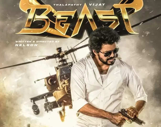 Vijay thalapathi's Beast poster 